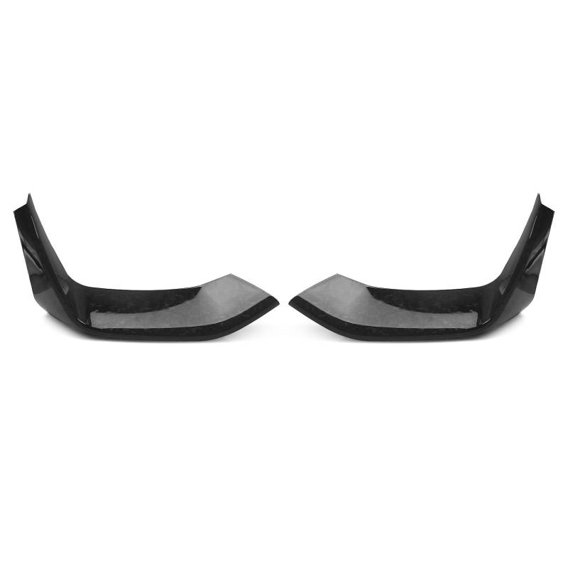 Szwaldaper, for, F80 M3 F82 F83 M4 2015-2019 Frontstoßstangen-Seitensplitterabdeckung Schwarz glänzend/Kohlefaser-Optik Ansaugspoiler Entlüftungsblende Lüftungsblende für Nebelscheinwerfer(Forged Lo von Szwaldaper