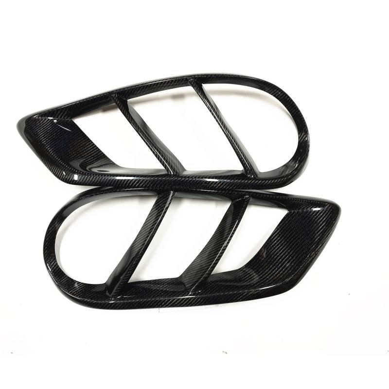 Szwaldaper, for, W205 C200 C300 C43 2015-2018 Sport Frontstoßstange Lüftungsschlitzverkleidung Splitter Nebelscheinwerfer Ansauglampenblende Rahmen Lüftungsblende für Nebelscheinwerfer von Szwaldaper