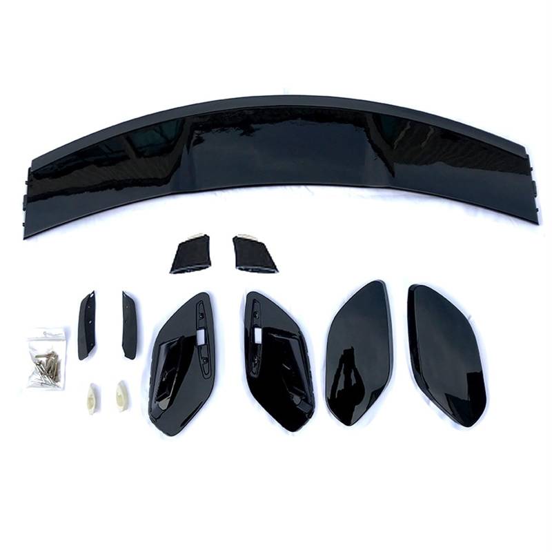 Szwaldaper, for, X156 GLA-Klasse GLA250 45 AMG Auto Heckspoiler Kofferraumfenster Dachflügel + Seitensplitter Canard Lüftungsschlitzabdeckung Lüftungsblende für Nebelscheinwerfer von Szwaldaper