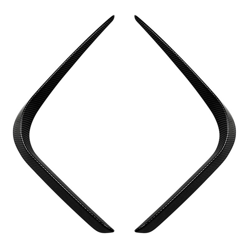 Szwaldaper, for, X5 G05 M Sport 2019-2023 Frontstoßstange Lüftungsschlitzverkleidung Schwarz glänzend/Kohlefaseroptik Ansaugrahmen Spoiler Splitter Lüftungsblende für Nebelscheinwerfer(Carbon Fiber von Szwaldaper
