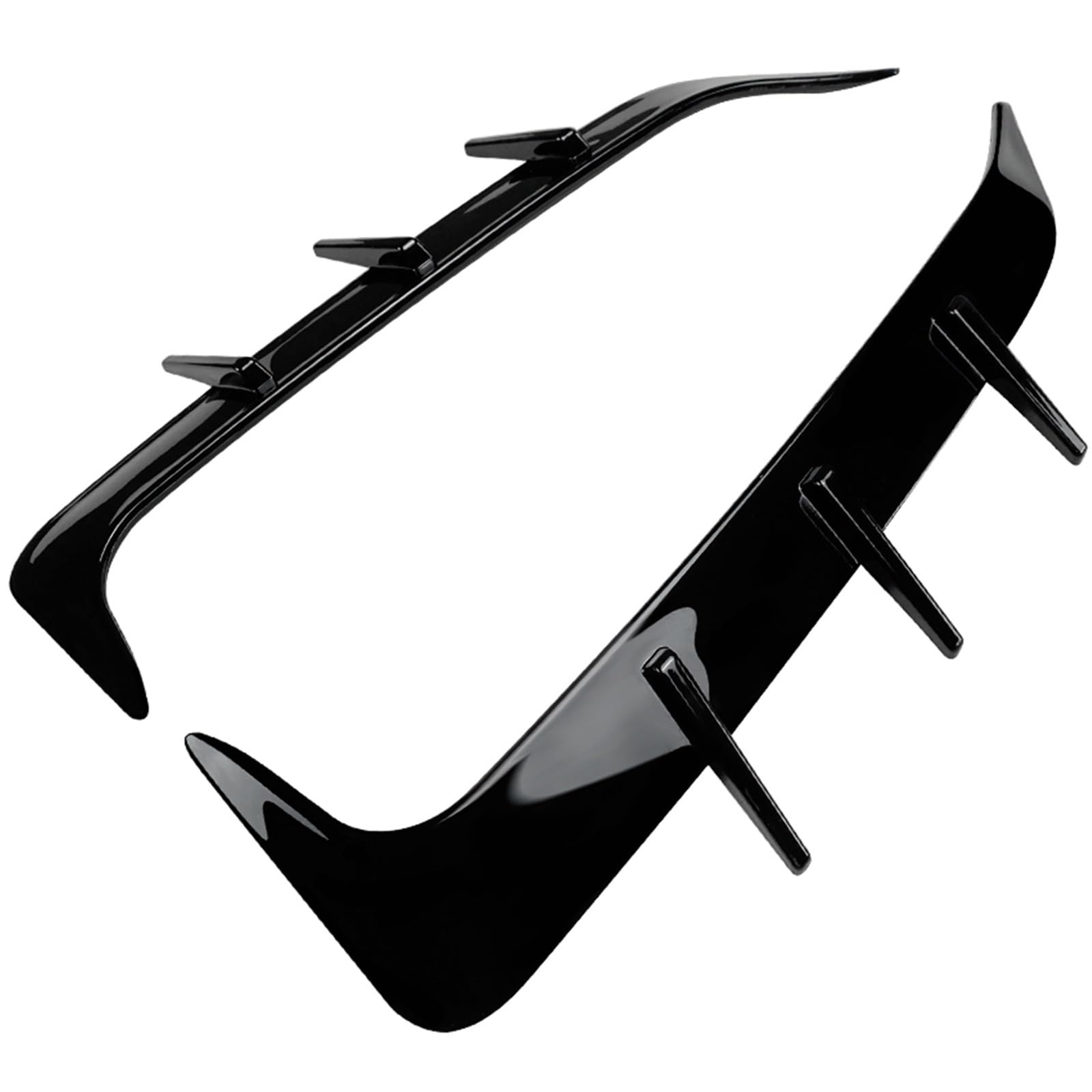 Szwaldaper, for, X6 G06 M Sport 2019-2023 Heckstoßstange Seitliche Lüftungsschlitze Verkleidung Auto Glänzend Schwarz Kofferraum Spoiler Abdeckung Splitter Canards Kit Lüftungsblende für Nebelschein Szwaldaper, for, X6 G06 M Sport 2019-2023 Heckstoßstange Seitliche Lüftungsschlitze Verkleidung Auto Glänzend Schwarz Kofferraum Spoiler Abdeckung Splitter Canards Kit Lüftungsblende für Nebelschein von Szwaldaper