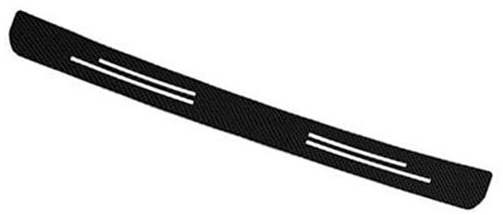 Szwaldaper, for FIAT, 500 Auto Hinten Stamm Schutz Platte Schutz Streifen Auto Anti-Kicked Carbon Faser Aufkleber Auto Zubehör Auto-Heckstoßstangenschutz aus Gummi von Szwaldaper