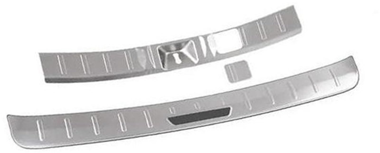 Szwaldaper, for Mitsubishi, for Outlander 3 2016–2022, Auto-Heckstoßstangenabdeckung, hintere Kofferraumverkleidung, Stick, Styling, Außendekoration Auto-Heckstoßstangenschutz aus Gummi(Silver) von Szwaldaper