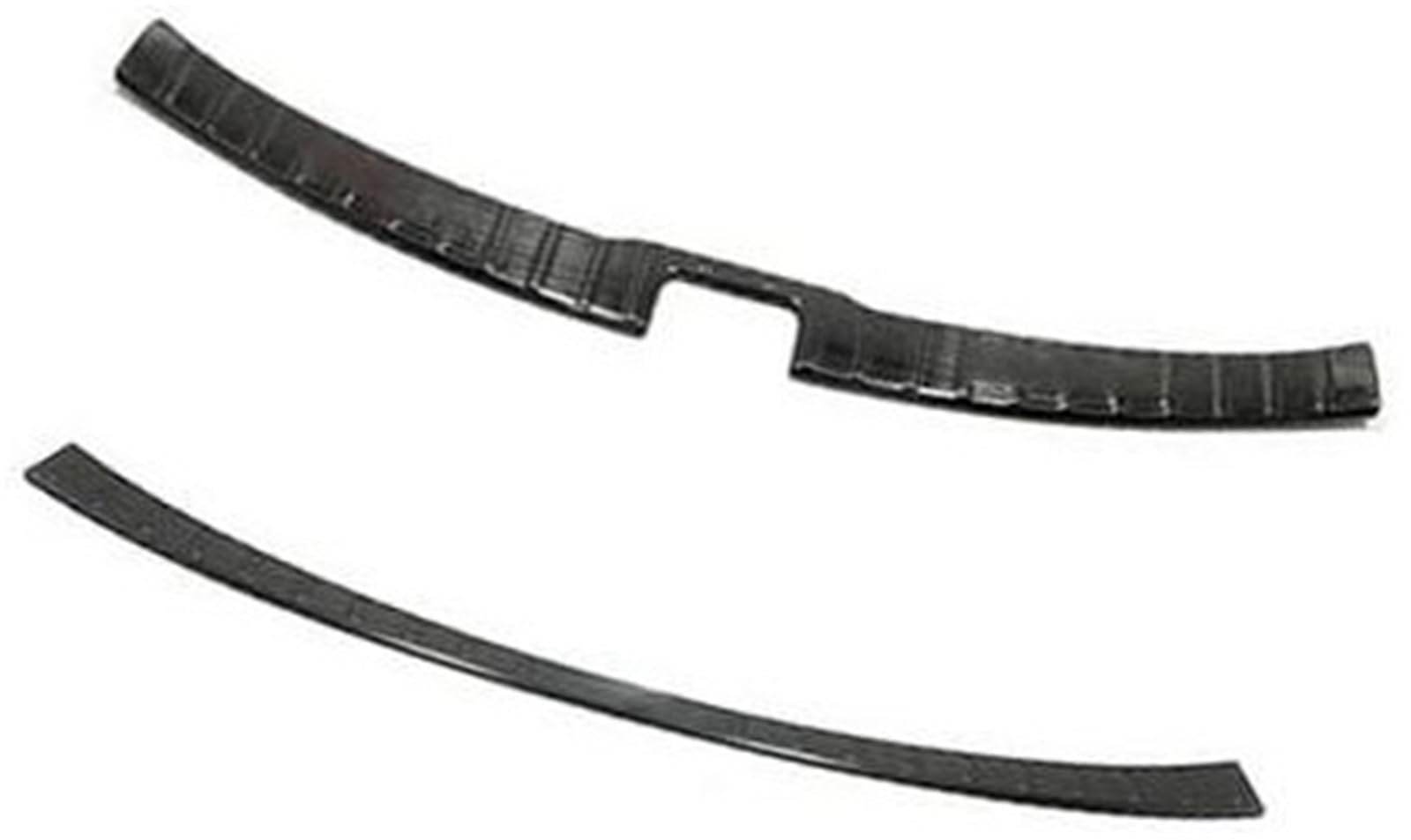 Szwaldaper, for Polestar, 2 2021–2024, Schwarz-Silber, Auto-Heckkoffer-Schutzplatte, Anti-Hit-Staub-Schwellenabdeckungs-Verkleidungszubehör Auto-Heckstoßstangenschutz aus Gummi(Silver Outside B) von Szwaldaper