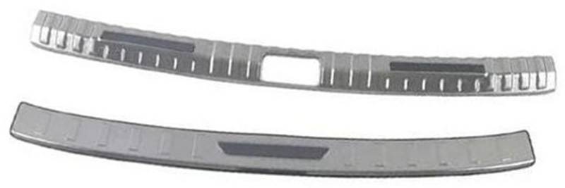 Szwaldaper, for Skoda, for Octavia, for Pro A8 Heckstoßstangenabdeckung Panel-Schutz Kofferraumschwellerschutz Verschleißplattenverkleidungszubehör Auto-Heckstoßstangenschutz aus Gummi(Silver) von Szwaldaper