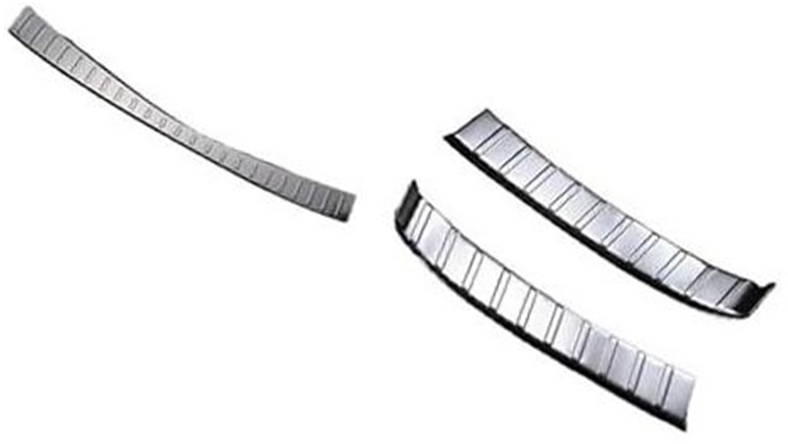 Szwaldaper, for Toyota, for Corolla, for Touring, E210 Heckstoßstangenschutz Edelstahl Automobile Zubehör Aufkleber Auto-Heckstoßstangenschutz aus Gummi(Black Rear Trunk Set) von Szwaldaper