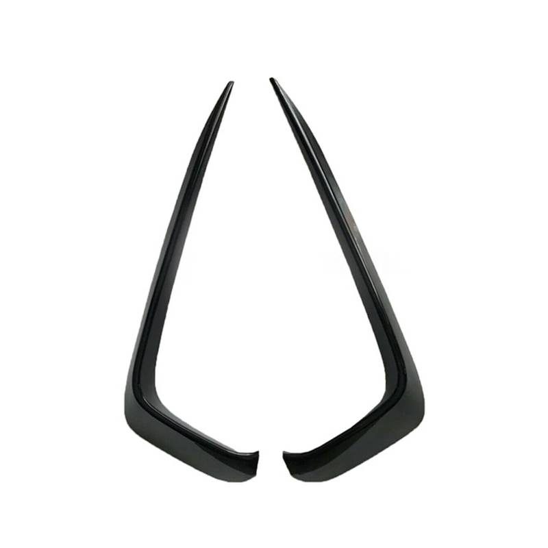 Szwaldaper, for VW, for Jetta, MK7 2019-22 Schwarz Frontspoiler Stoßstange Canards Verkleidung Nebelscheinwerfer Lampe Augenbraue Augenlid Braue Entlüftungssplitter Lüftungsblende für Nebelscheinwerf von Szwaldaper