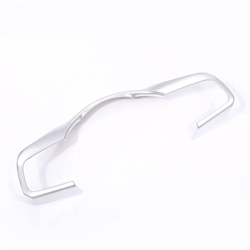 Szwaldaper 1 Stück ABS Silber Lenkrad Zierrahmen Verkleidung, for, for Jaguar, XE XF F-Pace F Pace 2016 2017 Auto-Lenkradaufkleber(Chrome) von Szwaldaper