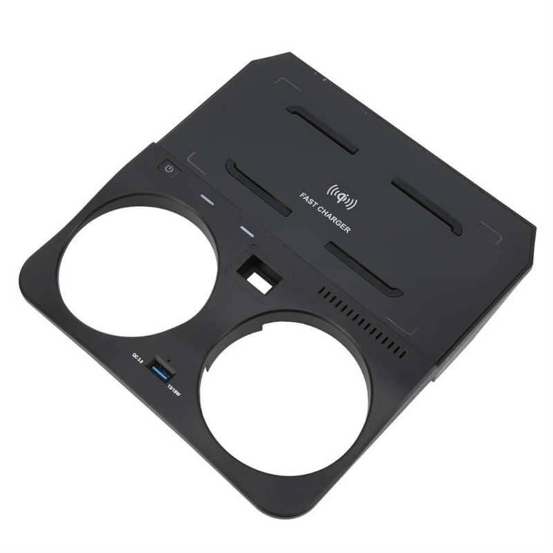 Szwaldaper 15 18W kabelloses Autoladegerät Pad Mat QC3.0 USB 2-in-1, for X6 G06 2019-2020 Kabelloses Autoladegerät von Szwaldaper
