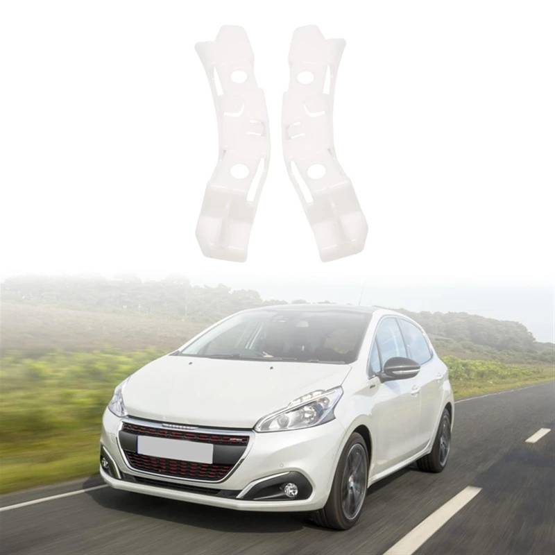 Szwaldaper 1607398380 Halterung for vordere Linke und rechte Stoßstange, seitlich, for Peugeot 208 2012–2015 Abdeckung für die Stoßstangenhalterung von Szwaldaper