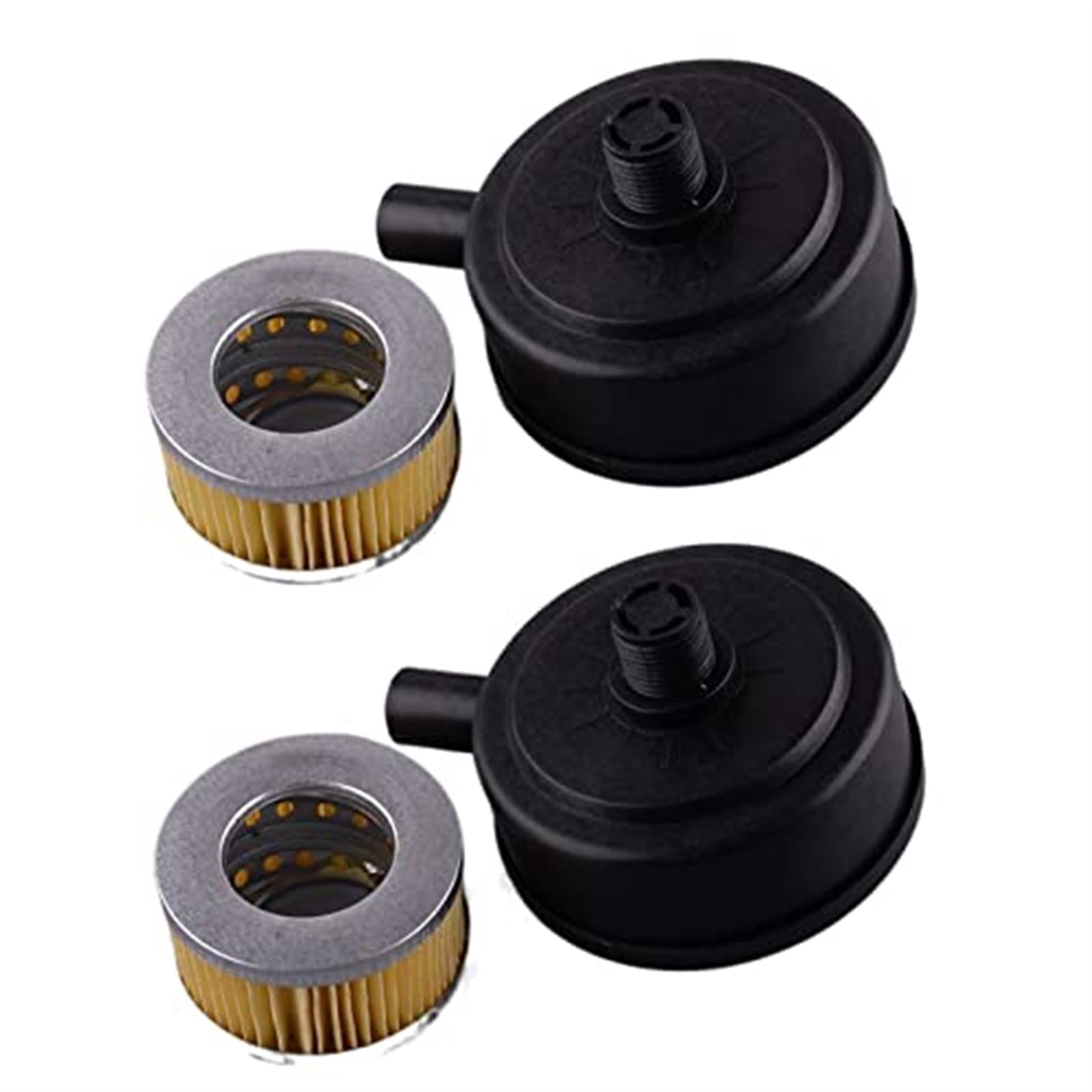 Szwaldaper 2 Sets langlebiges Ansaugluftfilter-Kompressor-Schalldämpfer-Schalldämpfer-Kit, for Campbell, for Hausfeld, for Husky 20 mm Rasenmäher-Luftfilter Szwaldaper 2 Sets langlebiges Ansaugluftfilter-Kompressor-Schalldämpfer-Schalldämpfer-Kit, for Campbell, for Hausfeld, for Husky 20 mm Rasenmäher-Luftfilter von Szwaldaper