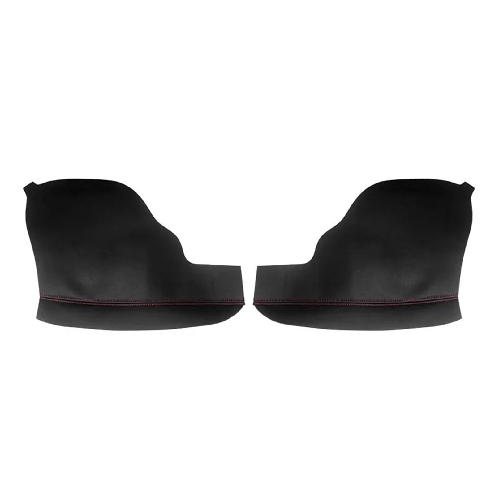 Szwaldaper 2 Stück, for Odyssey 2011 2012 2013 2014-2017 Auto-Vordertürgriff Armlehnenverkleidung Mikrofaserleder mit Schaumstoffabdeckung Auto-Innentürverkleidung(Black with red line,No Foam) von Szwaldaper