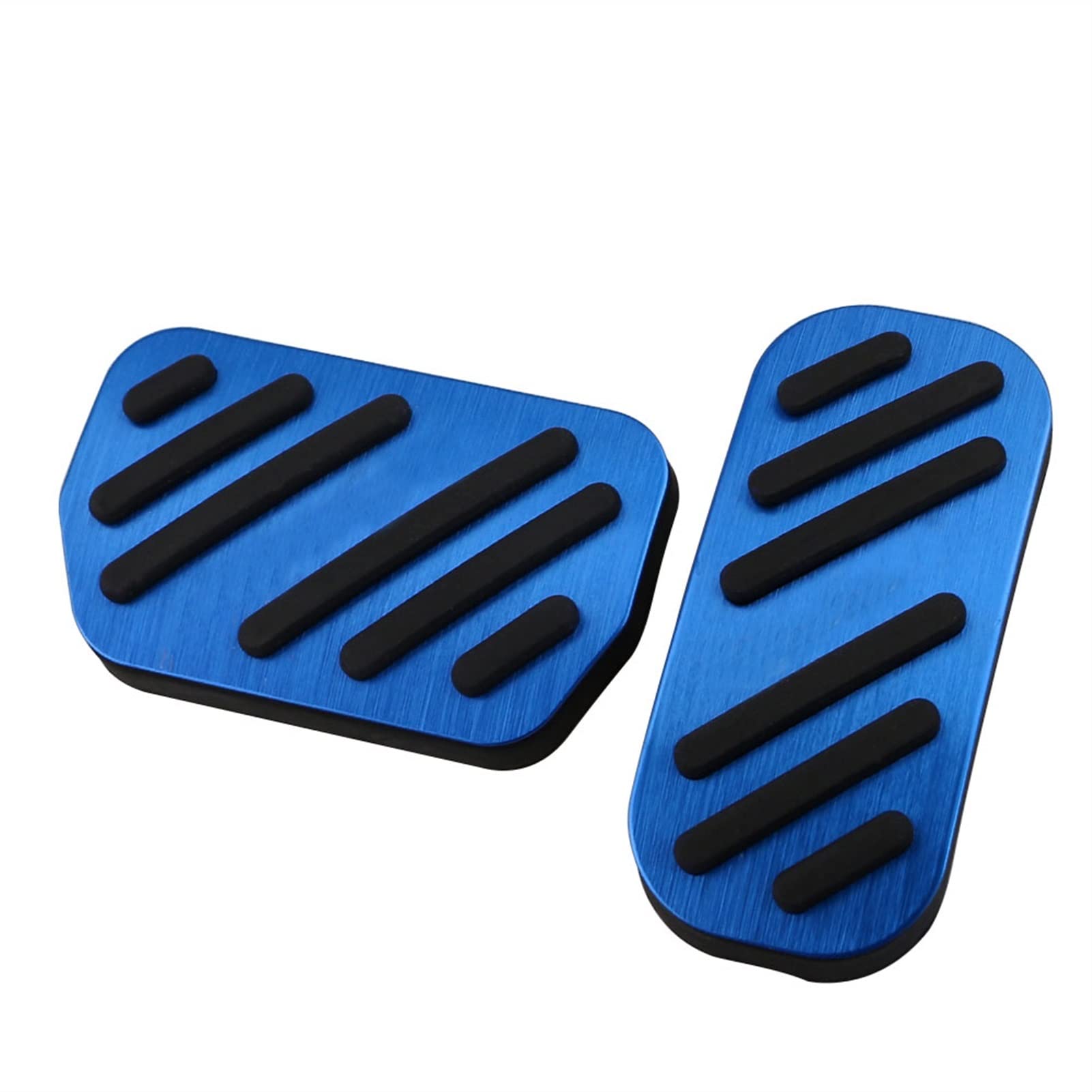 Szwaldaper 2 Stück Aluminiumlegierung Auto Bremspedale Gaspedalabdeckung, for Toyota, C-HR CHR 2016 2017 2018 2019 Zubehör Autopedalabdeckungsset(Blue) von Szwaldaper