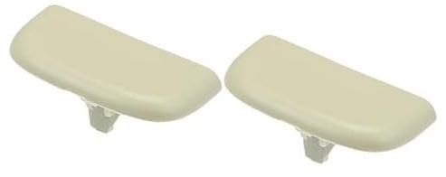 Szwaldaper 2 Stück weißer Sonnenblendenkappen-Clip Nr. DS7Z54672A40AF, for Ford, Edge 15-23 Auto-Sonnenblenden-Clip(Beige) von Szwaldaper