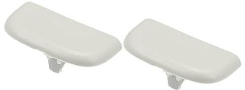 Szwaldaper 2 Stück weißer Sonnenblendenkappen-Clip Nr. DS7Z54672A40AF, for Ford, Edge 15-23 Auto-Sonnenblenden-Clip(White) von Szwaldaper