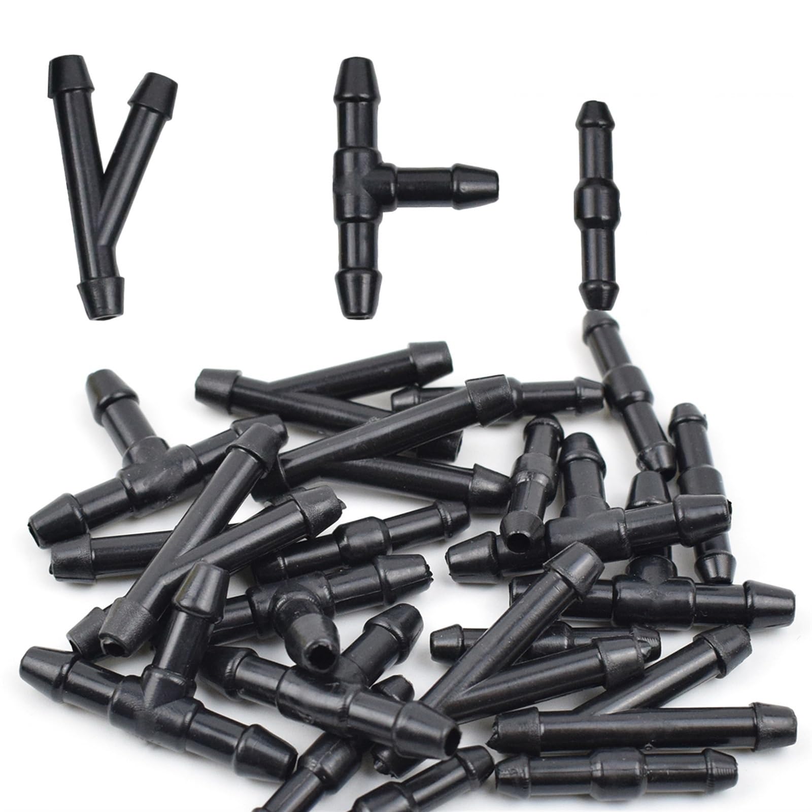 Szwaldaper 2 m Scheibenwischer-Waschdüsenschlauch mit Verbindungssatz TY Gerades Rohr Windschutzscheiben-Sprühstrahl-Wasserschlauch Flüssigkeitsrohrverbinder Auto-Scheibenwaschdüse(18pcs Connectors) Szwaldaper 2 m Scheibenwischer-Waschdüsenschlauch mit Verbindungssatz TY Gerades Rohr Windschutzscheiben-Sprühstrahl-Wasserschlauch Flüssigkeitsrohrverbinder Auto-Scheibenwaschdüse(18pcs Connectors) von Szwaldaper