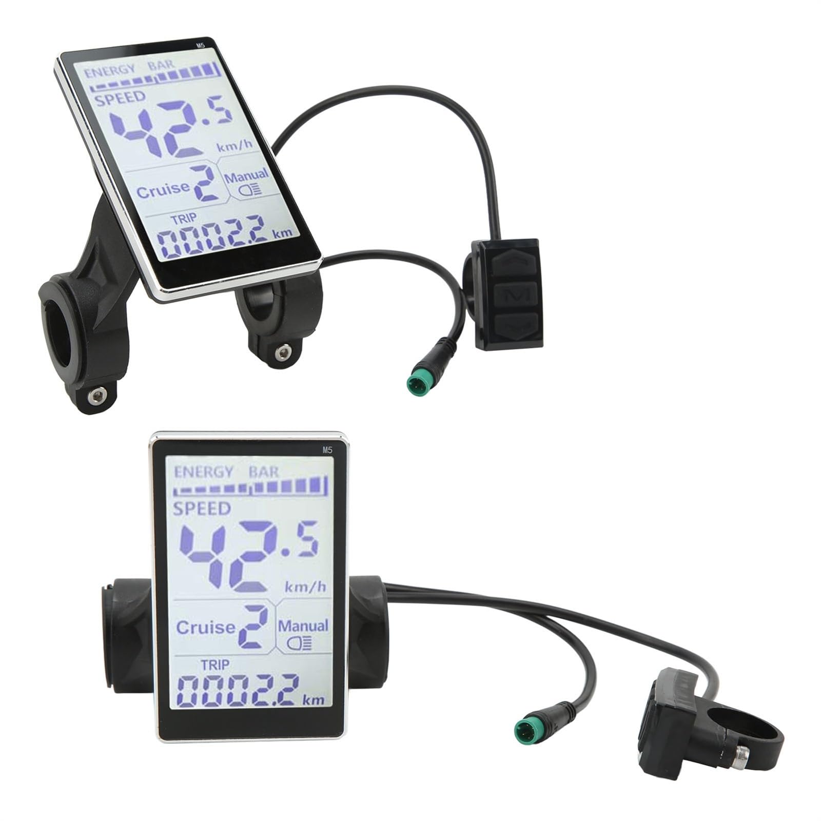 Szwaldaper 24 V 36 V 48 V 60 V Universal-LCD-Messgerät for Elektrofahrräder, 5-polig, M5-LCD-Bildschirm for E-Scooter, 31,8 x 22,2 mm, Elektrofahrräder Armaturenbrett-Displayabdeckung Szwaldaper 24 V 36 V 48 V 60 V Universal-LCD-Messgerät for Elektrofahrräder, 5-polig, M5-LCD-Bildschirm for E-Scooter, 31,8 x 22,2 mm, Elektrofahrräder Armaturenbrett-Displayabdeckung von Szwaldaper