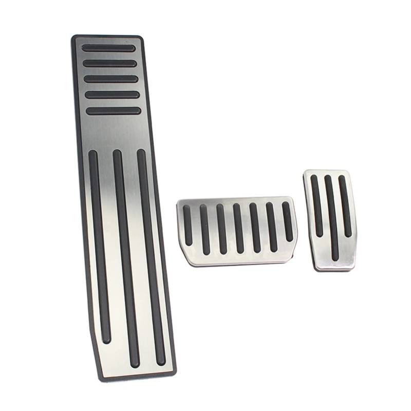 Szwaldaper 3 Stück Edelstahl-Beschleunigerfußstütze, modifiziertes Pedalpolster, for Tesla, for Modell X 2016 2017 2018, for Modell S 2014-2018 Pedale Autopedalabdeckungsset(3PCS) von Szwaldaper