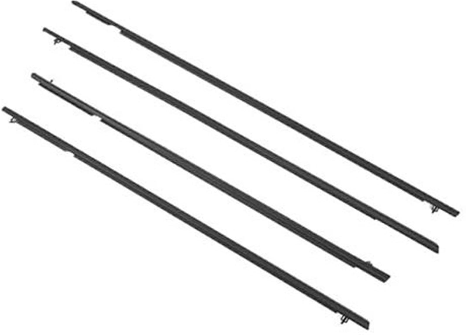 Szwaldaper 4 Stück Wetterstreifen-Fensterdichtung 72910 SNA A01, schwarzer Ersatz for die Außendichtung, for Civic, Limousine 2006 bis 2011 Autotürdichtungsstreifen von Szwaldaper
