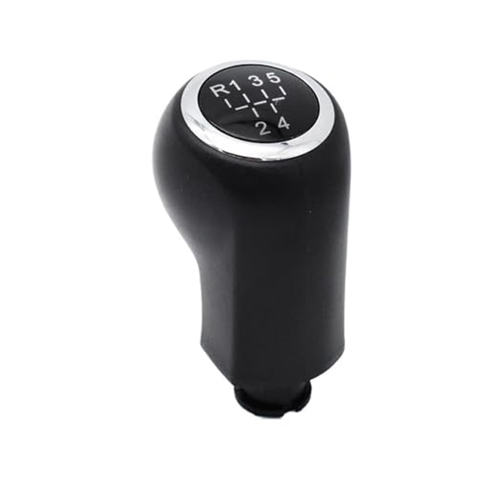 Szwaldaper 5/6 Gang Auto Schaltknauf Abdeckung, for Opel, for Vauxhall, Astra H 2005-2009 Lever Pen Stick Gaitor Boot Schaltsackabdeckung fürs Auto(Black Shift knob) von Szwaldaper