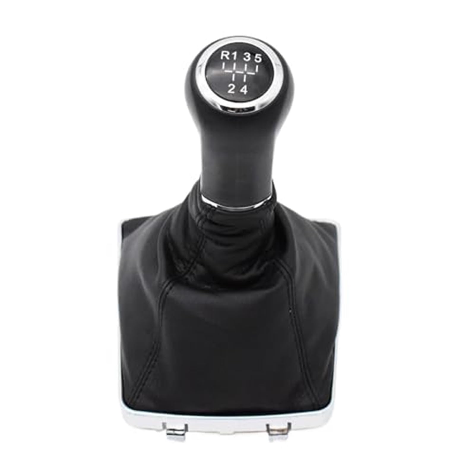 Szwaldaper 5/6 Gang Auto Schaltknauf Abdeckung, for Opel, for Vauxhall, Astra H 2005-2009 Lever Stick Gaitor Boot Schaltsackabdeckung fürs Auto(Black 5-Speed) von Szwaldaper