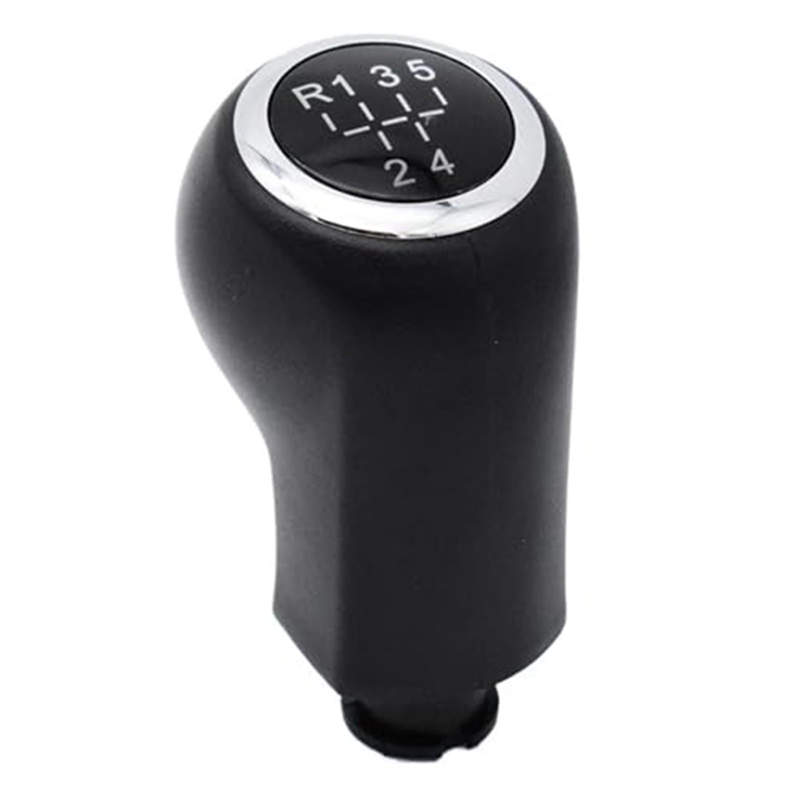Szwaldaper 5/6 Gang Auto Schaltknauf Abdeckung, for Opel, for Vauxhall, Astra III H 2005-2009 Lever Stick Gaitor Boot Schaltsackabdeckung fürs Auto(Black Shift knob) von Szwaldaper