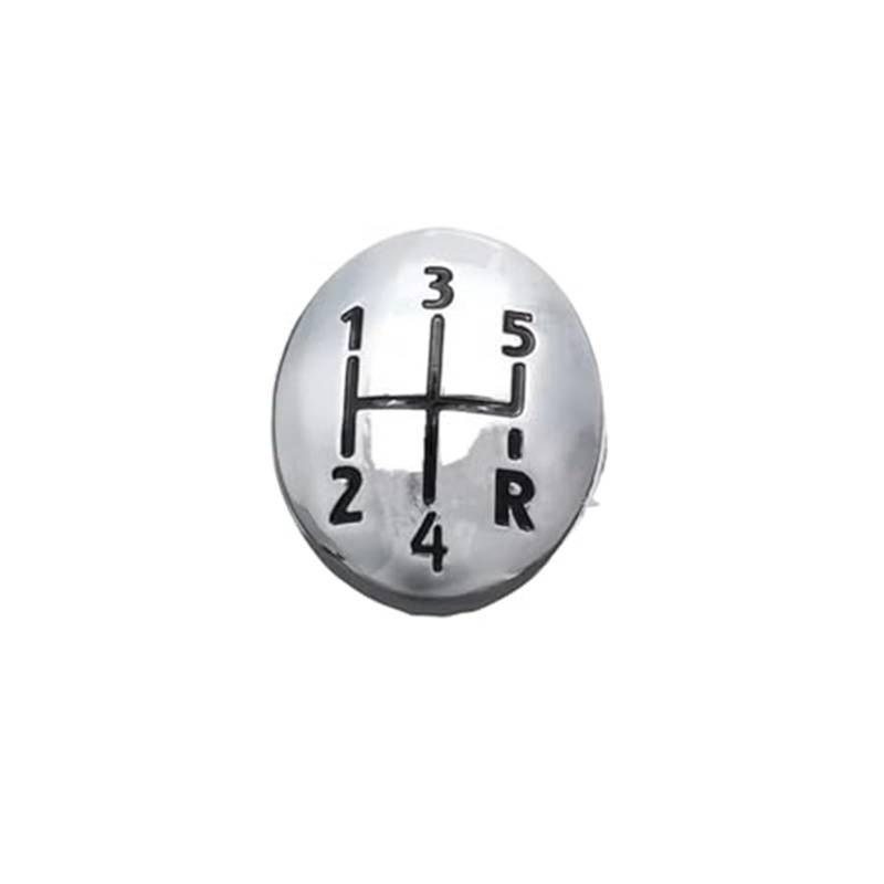 Szwaldaper 5/6 Gang Auto Schaltknauf Kappenabdeckung, for Renault, Clio Twingo Scenic Megane II 1996-2011 Schaltknauf Schalthebelkopf Schaltsackabdeckung fürs Auto(Black 5 Speed) von Szwaldaper