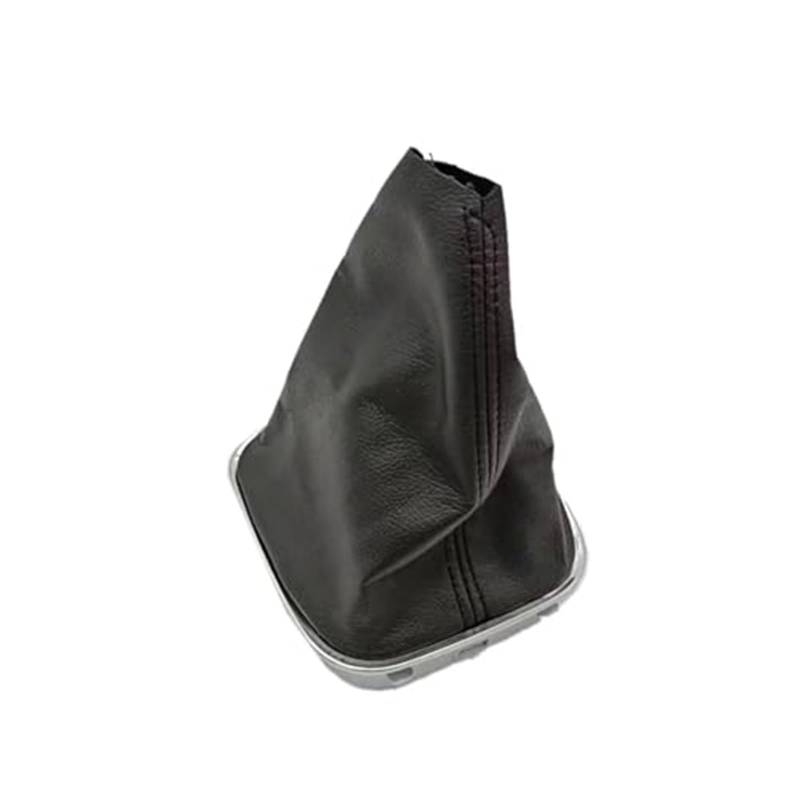 Szwaldaper 5 6 Gang Auto Shift Schaltknauf Hebel Gaitor Kofferraumabdeckung, for VW, for Polo, 2011 2012 2013 2014 2015 2016 2017 2018 2019 Schaltsackabdeckung fürs Auto(Black R123456 Set) von Szwaldaper