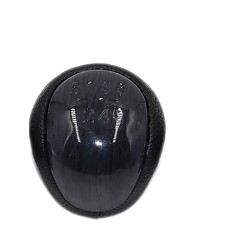 Szwaldaper 5 6 Gang Leder Auto Auto Schaltknauf Hebel Stick, for Hyundai, IX35 2012 2013 2014 2015 2016, for Kia, Cerato 2 Schaltsackabdeckung fürs Auto(Black 5 Speed Black) von Szwaldaper