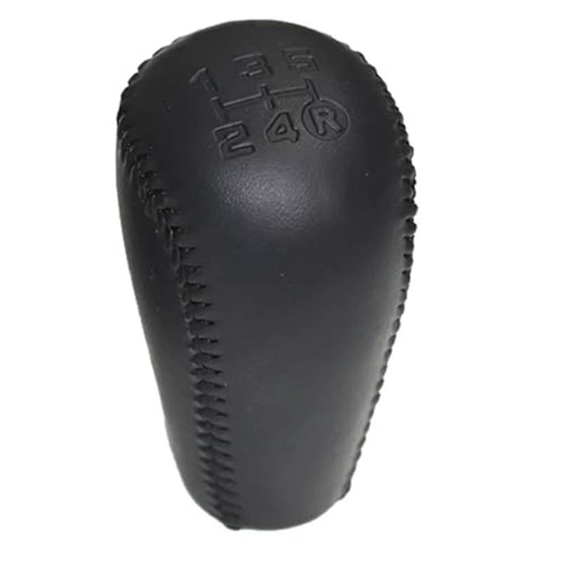 Szwaldaper 5 6 Gang Leder Auto Auto Schaltknauf Hebel Stick, for Toyota, Highlander, for Lexus, Rx350, for Scion, Schaltsackabdeckung fürs Auto(Black 5 Speed) von Szwaldaper