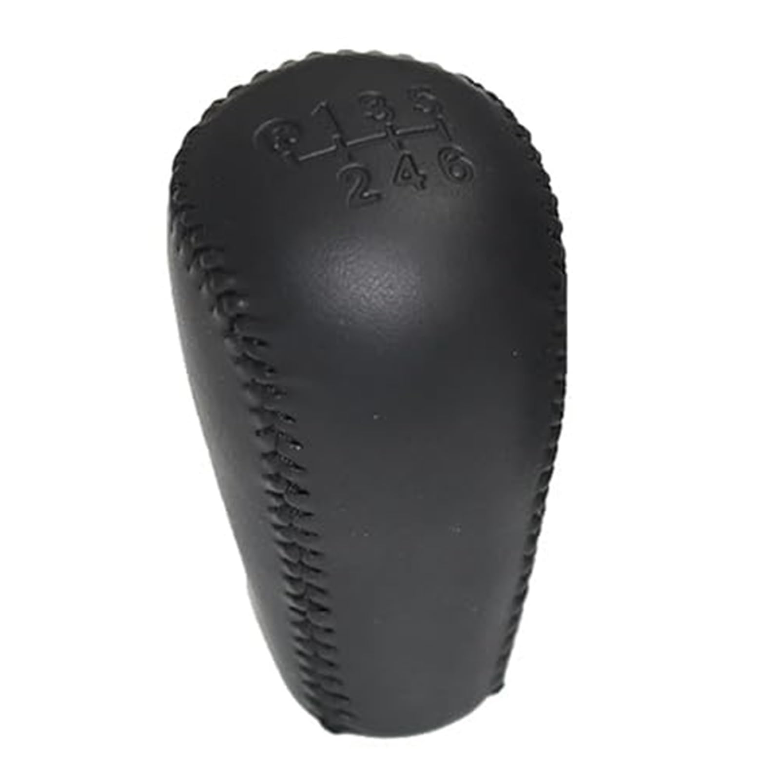 Szwaldaper 5 6 Gang Leder Auto Auto Schaltknauf Hebel Stick, for Toyota, Highlander, for Lexus, Rx350, for Scion, Schaltsackabdeckung fürs Auto(Black 6 Speed) von Szwaldaper