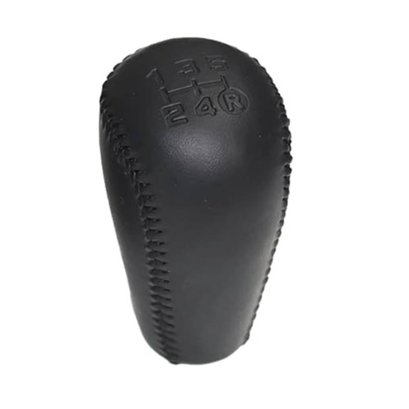 Szwaldaper 5 6 Gang Leder Auto Schaltknauf Kopf Getriebeabdeckung Schalthebel Stick, for Toyota, for Hilux, Vigo KUN26 MK6 2004-2014 Schaltsackabdeckung fürs Auto(Black 5 Speed) von Szwaldaper