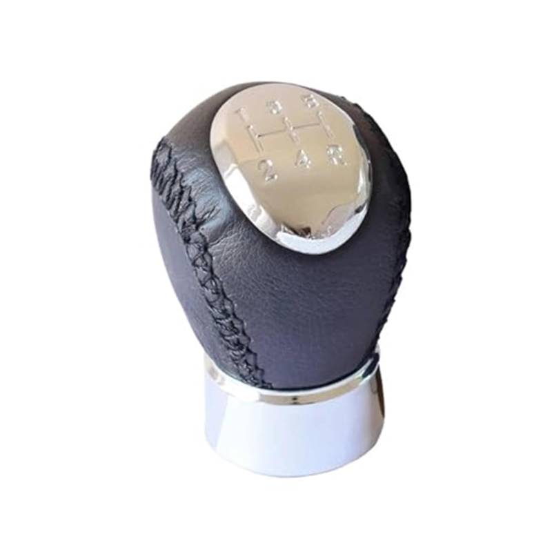 Szwaldaper 5 6-Gang-Schaltknauf-Hebelabdeckung, for Mazda6 2002–2007, Gamaschenmanschette, Leder, Auto-Styling, Handball-Handbuch Schaltsackabdeckung fürs Auto(Black 5 Speed) von Szwaldaper