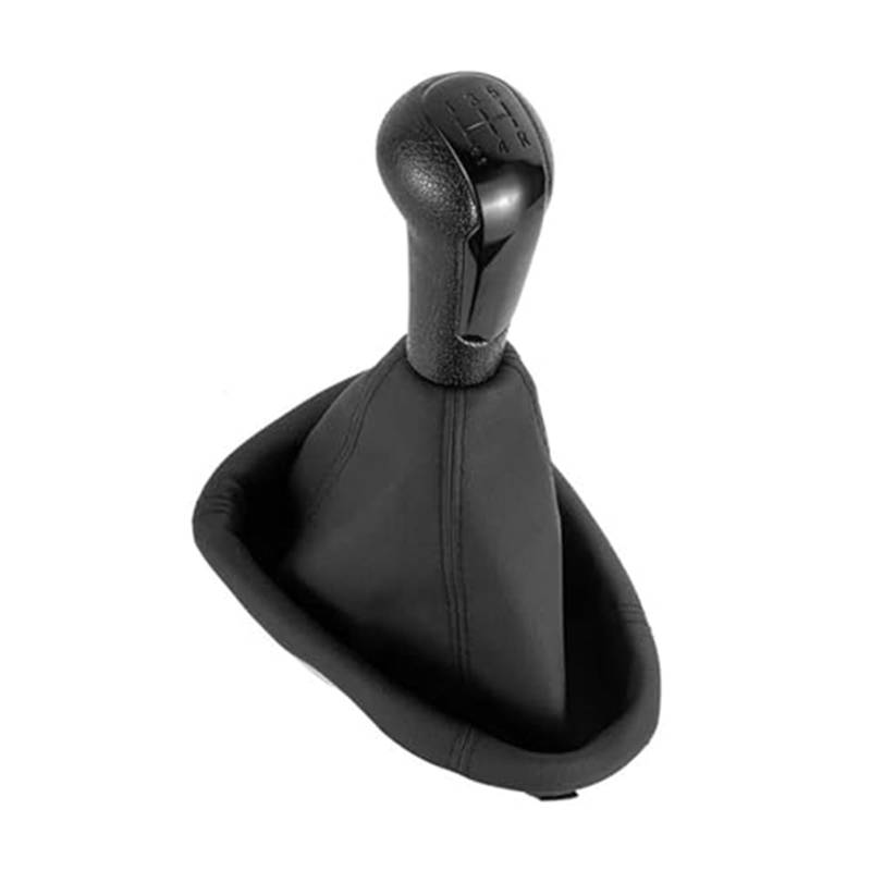 Szwaldaper 5-Gang-Auto-Schaltknauf-Abdeckung, for Chevrolet, Holden Barina Spark M300 2011–2015, mit Kofferraum-Schalthebel Schaltsackabdeckung fürs Auto(Black Black) von Szwaldaper