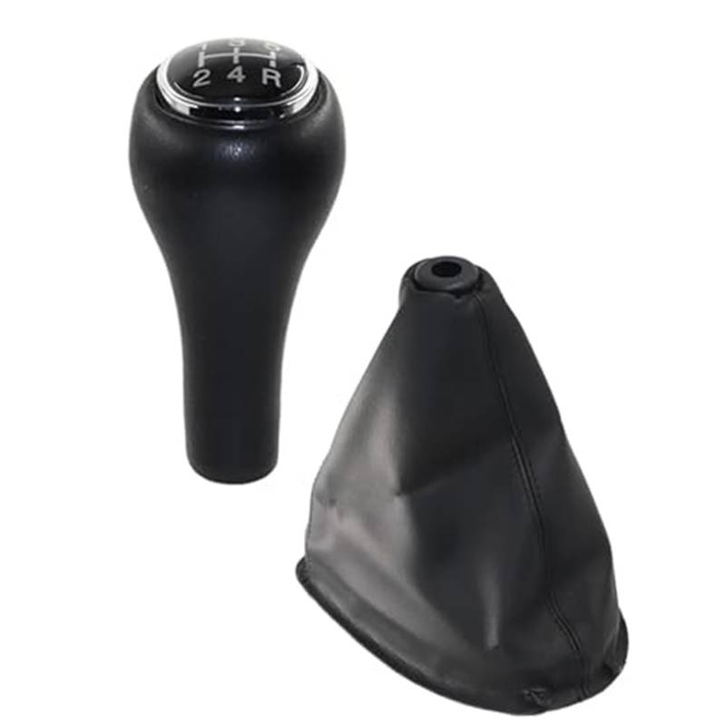 Szwaldaper 5-Gang-Schaltknauf, Schalthebel, for Ford, for Focus, MK1 1998–2005 Schaltsackabdeckung fürs Auto(Black 5 Speed Set) von Szwaldaper