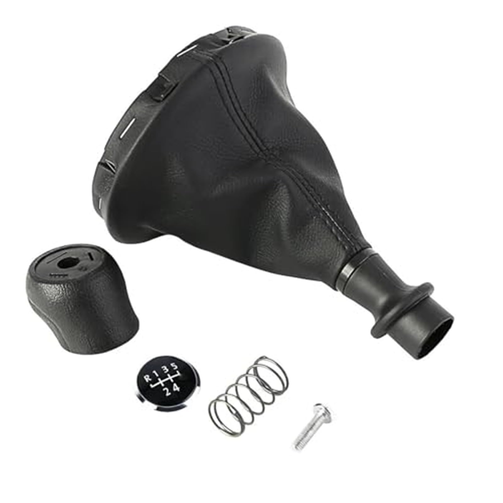 Szwaldaper 5-Gang-Schaltknauf-Abdeckung, for T5 T5.1 T6 Gp 2003–2019, Kit, Gamaschenmanschette, Schwarz, Schaltknauf-Abdeckung, staubdichter Ersatz Schaltsackabdeckung fürs Auto Szwaldaper 5-Gang-Schaltknauf-Abdeckung, for T5 T5.1 T6 Gp 2003–2019, Kit, Gamaschenmanschette, Schwarz, Schaltknauf-Abdeckung, staubdichter Ersatz Schaltsackabdeckung fürs Auto von Szwaldaper