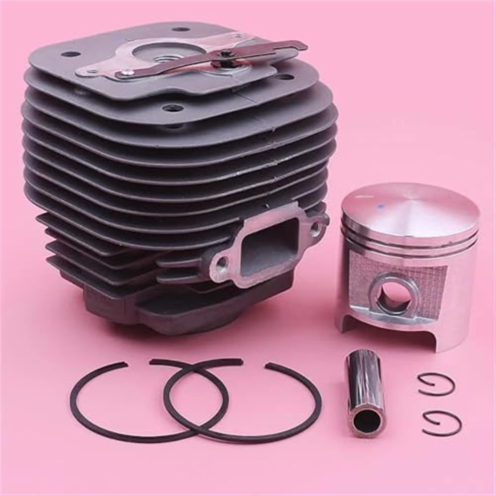 Szwaldaper 58-mm-Zylinderkopf-Kolbensatz, for STIHL, 070 090, Ersatz 1106-020-1202, Neue Kettensäge mit Stiftring-Sicherungsringen von Szwaldaper