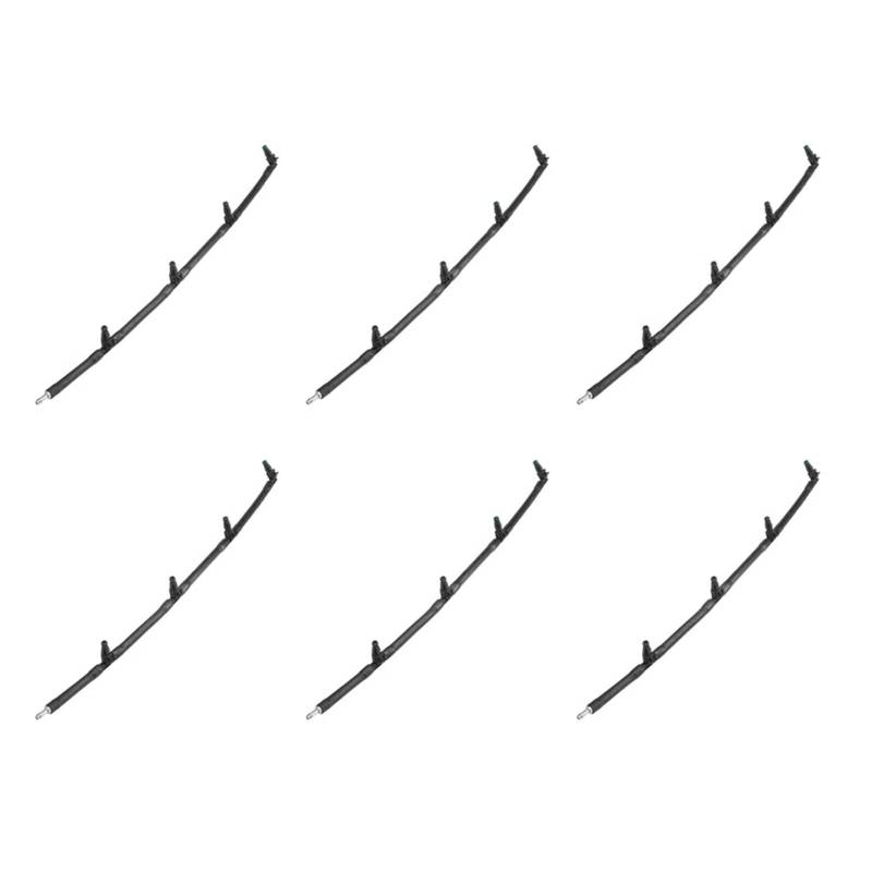 Szwaldaper 6X A6510702432 - Dieselkraftstoff-Einspritzventil-Rücklaufschlauchleitungsrohr, for Mercedes, for Benz, Sprinter W906 10-17 Vito Viano W639 OM651 Ölleck-Rücklaufleitung von Szwaldaper