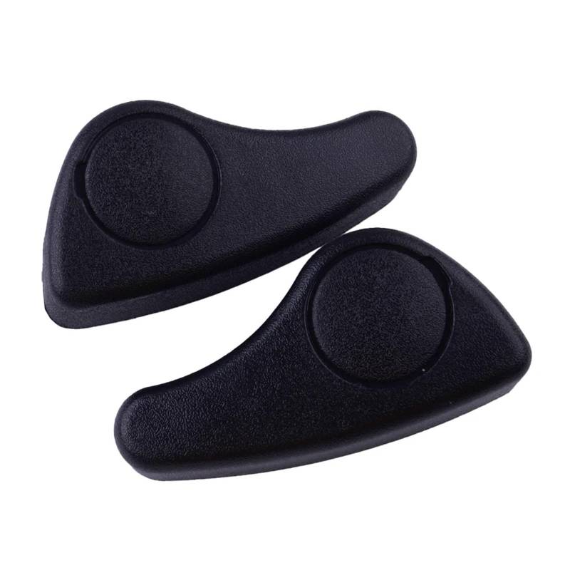 Szwaldaper 7701207182 2 Stück Sitzverstellungsgriffe Hebel ABS, for Renault, Megane Kangoo Trafic MK1 MK2 Schwarz 7701205078 Autositz-Verstellgriff von Szwaldaper