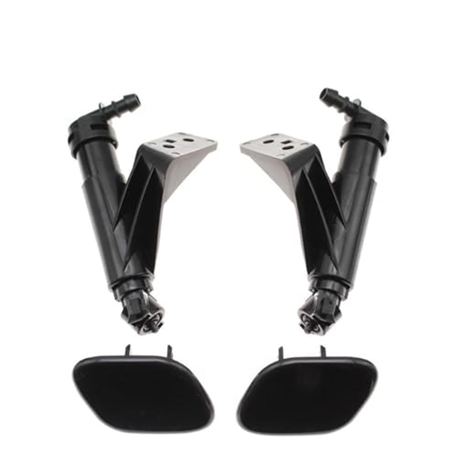 Szwaldaper 98671-2W000 98672-2W000 Frontscheinwerfer-Waschanlage, Düsenpumpe, Zylinderkopfhaube, Jet, for Hyundai, Santa Fe DM 2013 2014 2015 Scheibenwischer-Waschpumpenmotor(Black Set) von Szwaldaper