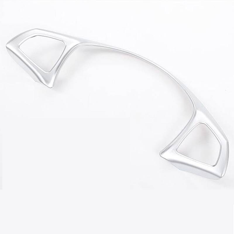 Szwaldaper ABS Matt Chrom Lenkrad Dekoration Rahmenverkleidung, for, for Mercedes-Benz, CLA GLA Klasse 220 W117 C117 180 200 2015-2017 Auto-Lenkradaufkleber von Szwaldaper