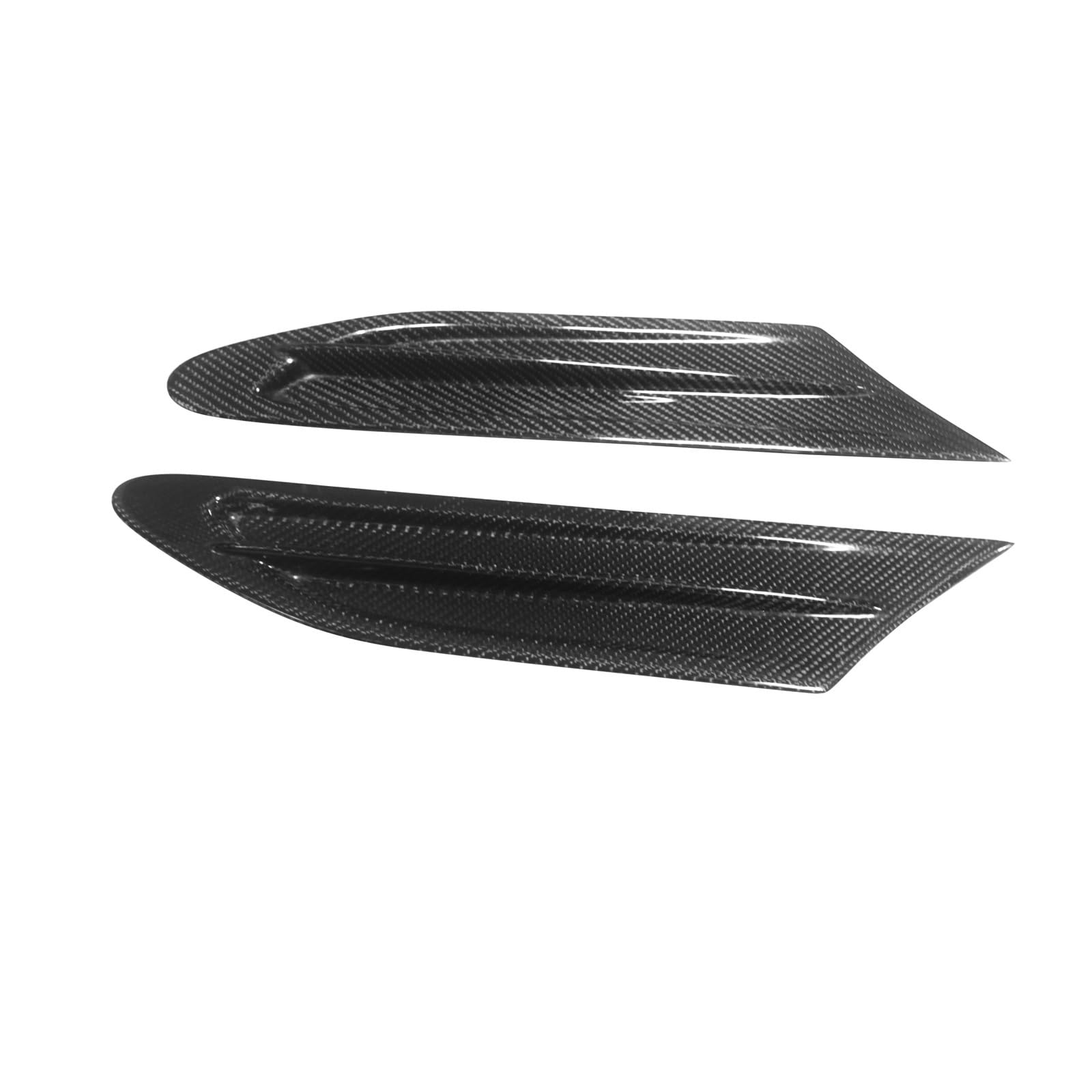 Szwaldaper Äußere Kotflügel-Entlüftungsverkleidung for Subaru, BRZ, Toyota, 86 GT86, Scion, FR-S 2012-2020 Carbon Fiber Splitter Cover Spoiler Canard Lüftungsblende für Nebelscheinwerfer(C Type) von Szwaldaper