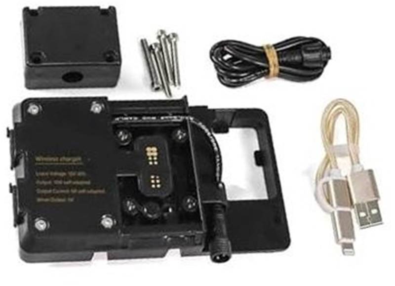 Szwaldaper Abnehmbarer Telefonhalter, for MOTO, for GUZZI V 85 TT V85TT V85 2019-2023, for Smart, Telefonhalter GPS-Navigationshalterung Motorrad Windschutzscheibenverkleidung Obere Halterung Motorrad von Szwaldaper