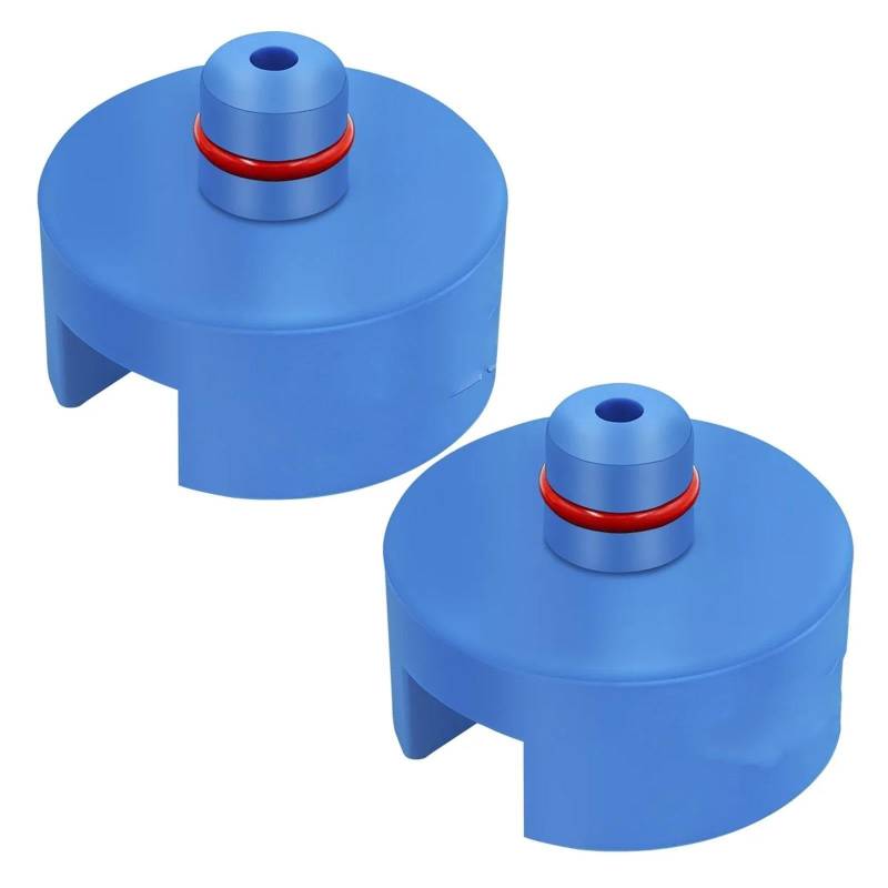 Szwaldaper Adapterpucks mit Gummiauflage for Wagenheberständer passend for Wagenheberständer und Wagenheber, for Tesla, for Model 3 SXY, Model3 Wagenheberunterlage(2pcs Silicone Pad) von Szwaldaper