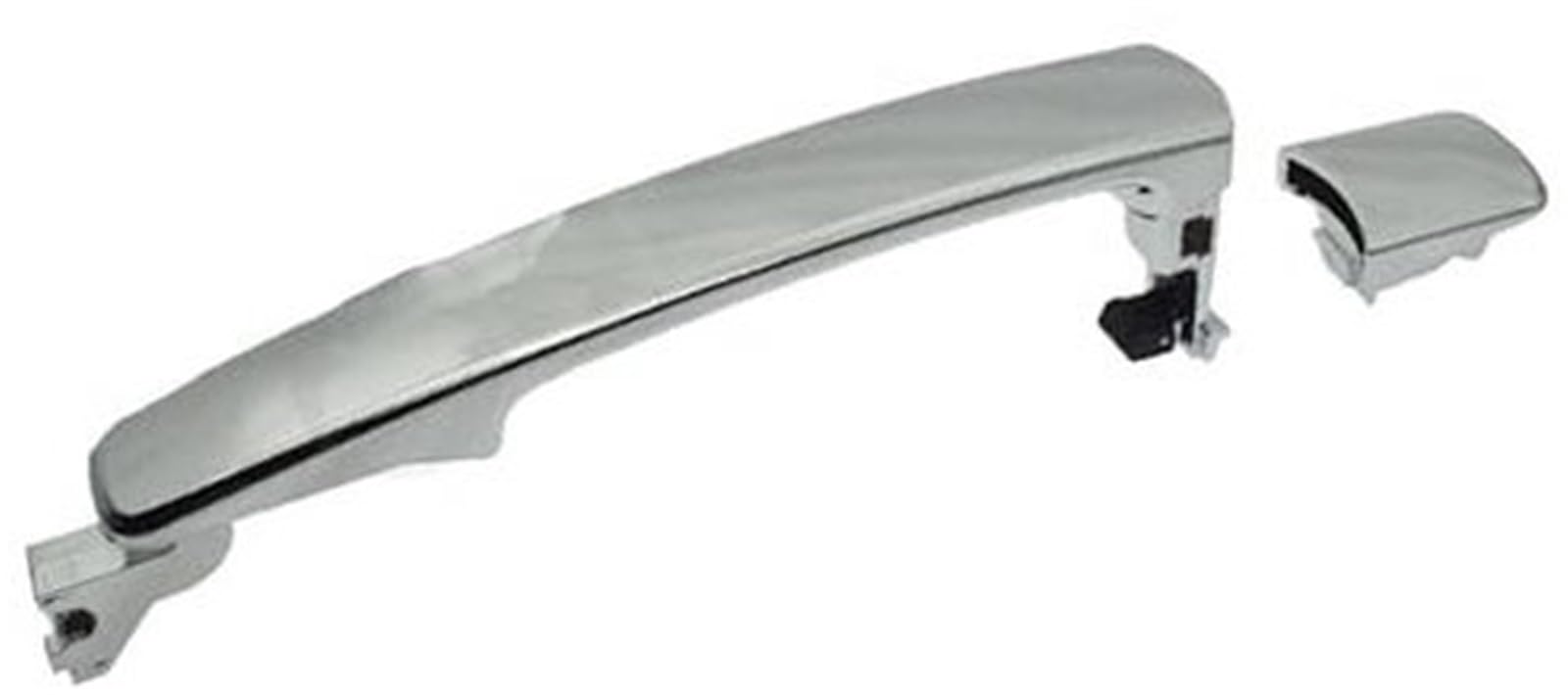 Szwaldaper Auto-Außentürgriff, for Infiniti, FX35 FX45 G35 80640AM205 NI1310129 80640CA012 Chrom-Schwarz Auto-Außentürgriff vorne hinten Links rechts Autotürgriffabdeckung(Black FR RL RR Chrome) von Szwaldaper