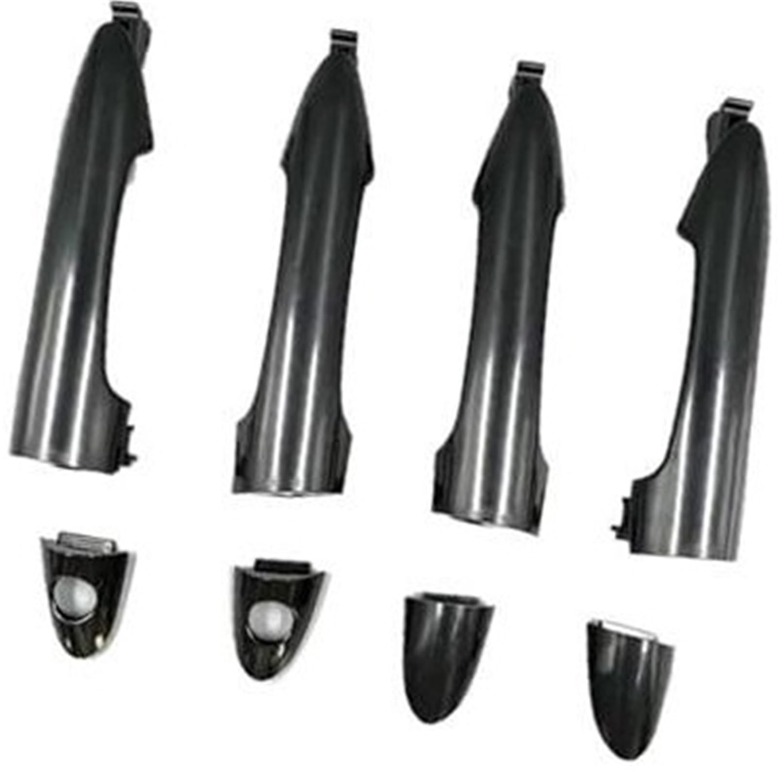 Szwaldaper Auto-Außentürgriff, for Kia, for Picanto 2011 2012 2013 2014 2015 2016 Hinten Vorne, for Hinten Außentürgriff Äußerer Türgriff Autotürgriffabdeckung(Black Front Right) von Szwaldaper