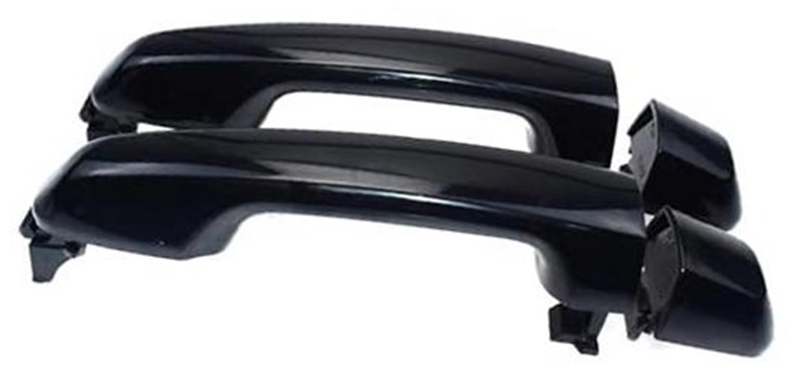 Szwaldaper Auto Außentürgriff, for Lexus, GX460 Executive 2010-2017 2018 69210-60100,69211-60090Chrom Schwarz Vorne Hinten Links Rechts Außen Autotürgriffabdeckung(Black Rear Pair Black) von Szwaldaper