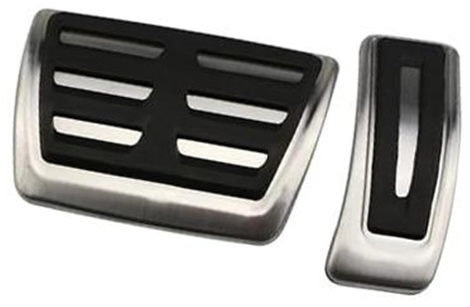 Szwaldaper Auto-Bremspedalabdeckung, for A4 B8 A5 B8 A6 B8 2008–2019 A7 Q5 Q7 Q8, for Porsche, for MACAN, for Cayenne, RHD Auto-Kraftstoffzubehör Auto-Bremspedalabdeckung(Black at Pedal(RHD)) von Szwaldaper