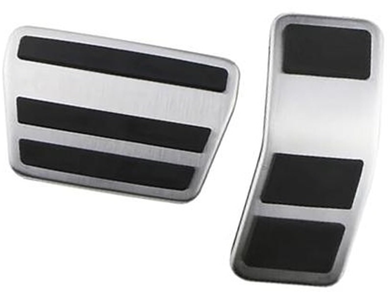 Szwaldaper Auto-Bremspedalabdeckung, for Ford, neu, for Fiesta, MK7 2008–2013, Gaspedal, Fußstütze, Pedale, Pad-Zubehör Auto-Bremspedalabdeckung(Black at 2pcs) von Szwaldaper