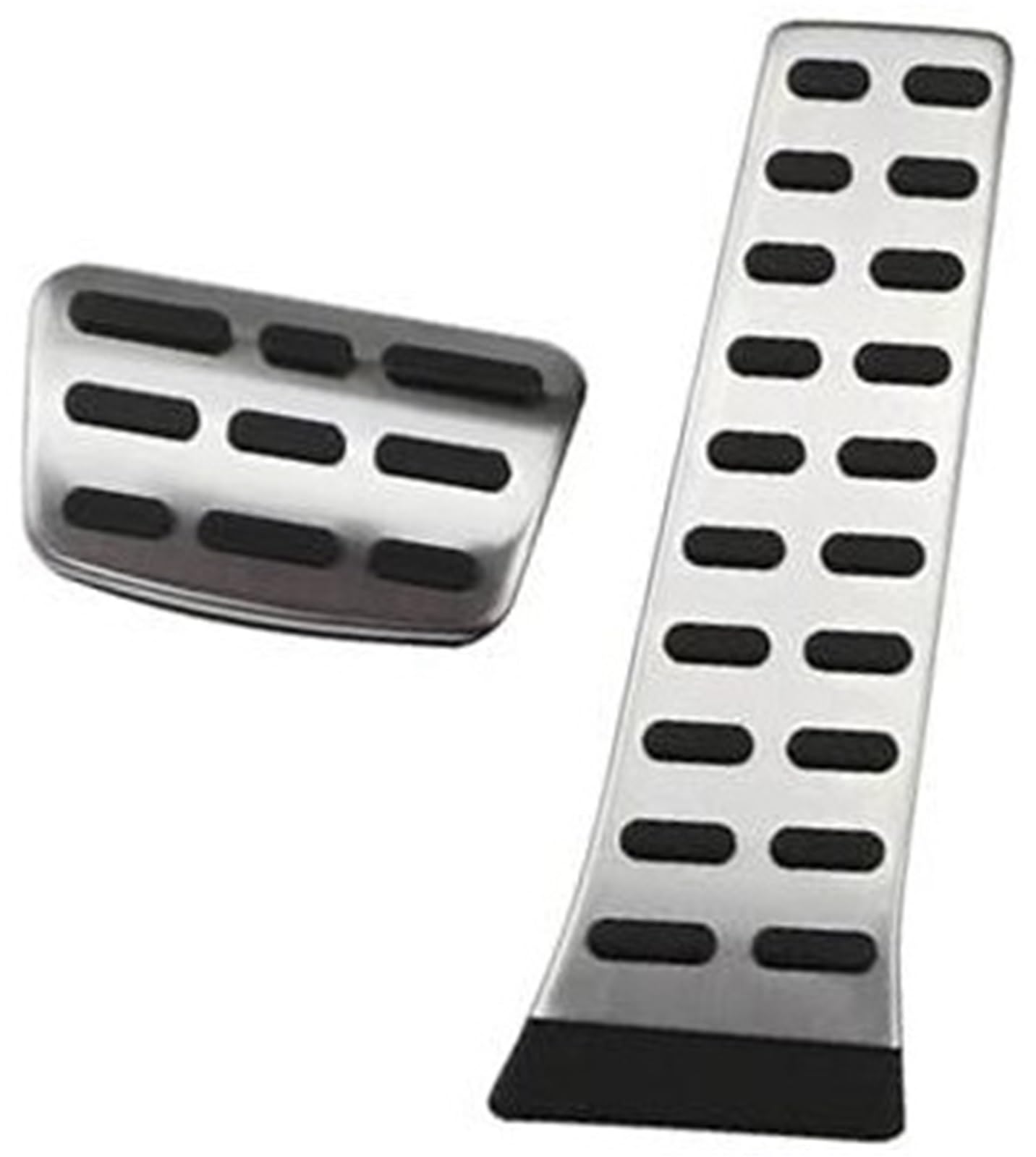 Szwaldaper Auto-Bremspedalabdeckung, for Kia, Sportage R 2010–2016, Edelstahl, Auto-Pedalkupplung, Pedalzubehör, Pedale Auto-Bremspedalabdeckung(Black at 2Pcs) von Szwaldaper
